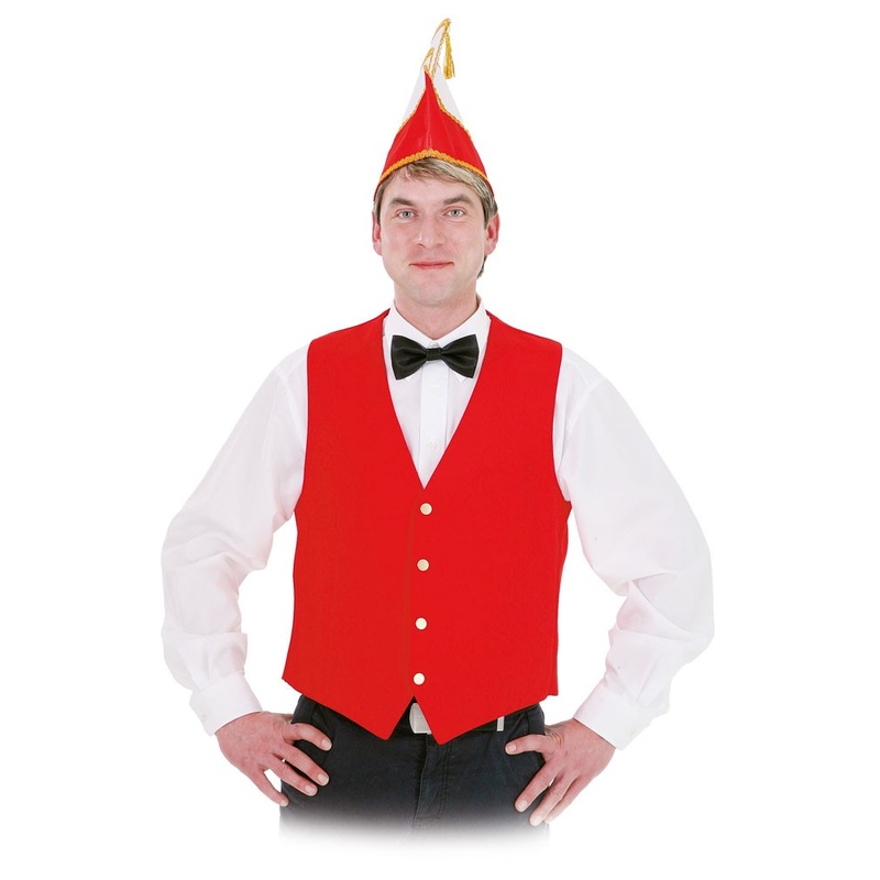 Red carnival vest 48-50