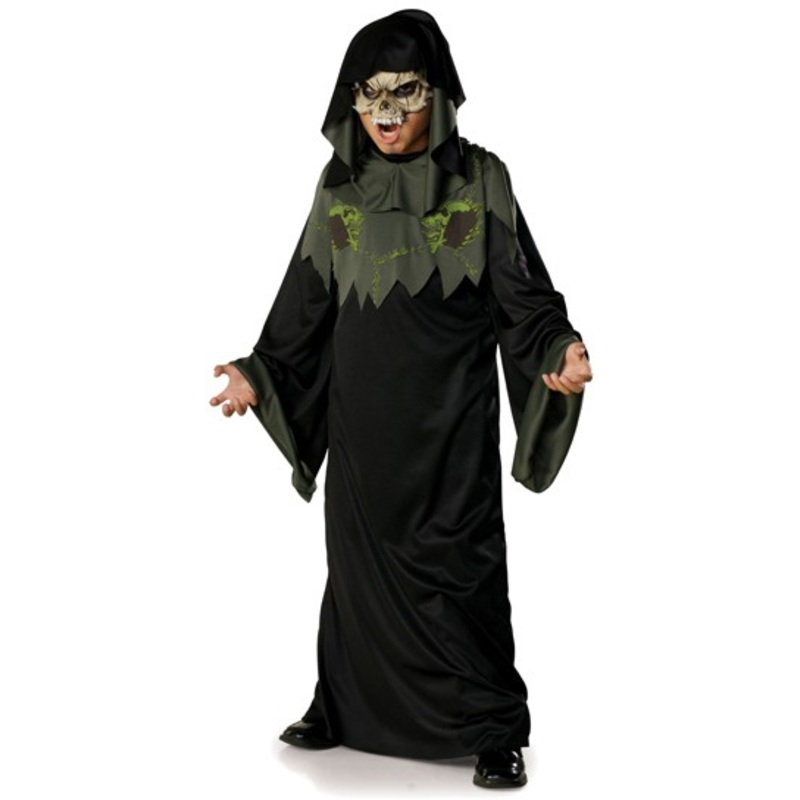 Scary grim reaper child costume M