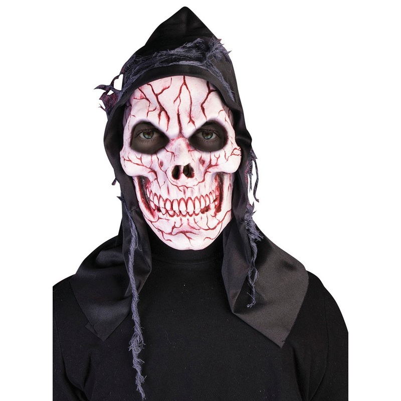 Scary horror skeleton mask