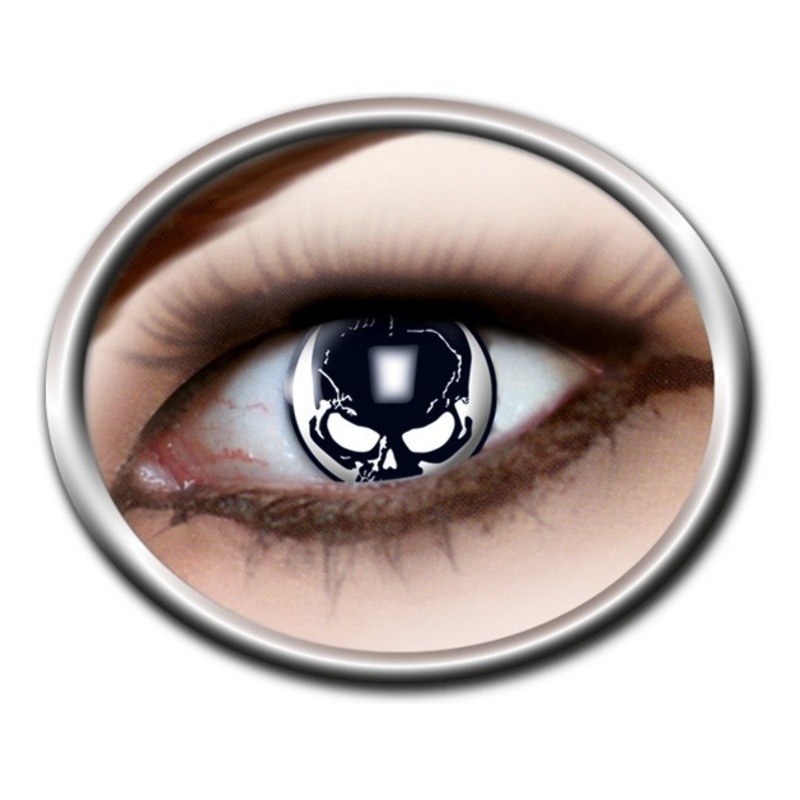 Skull contact lenses