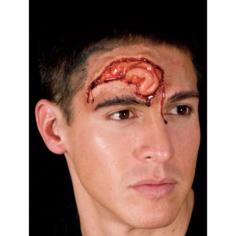 Special FX latex forehead wound
