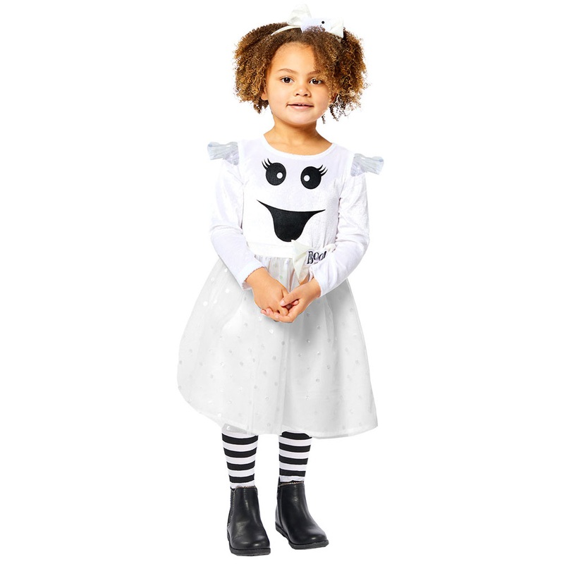 Boo ghost costume for girls