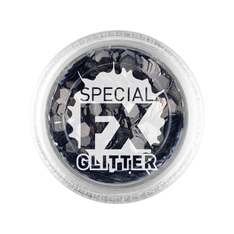 FX Special Glitter Hexagon black 2g