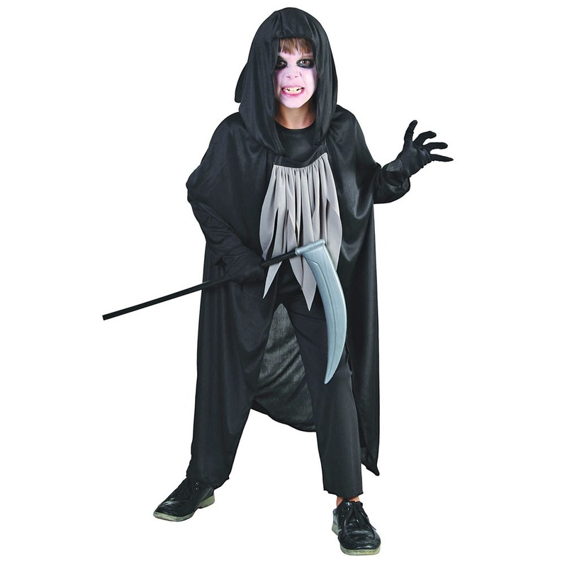 Grim reaper of horror child costume S