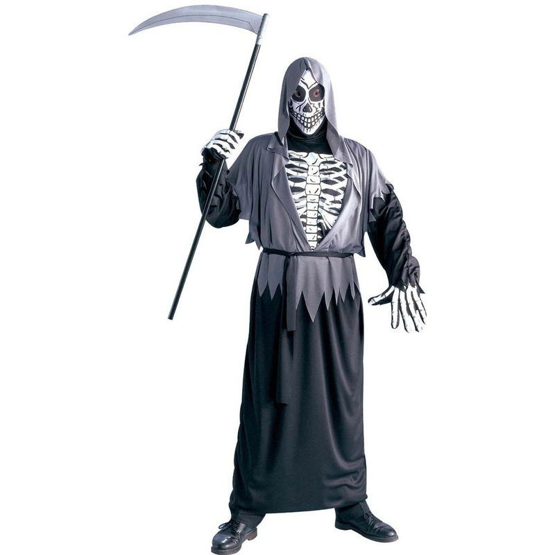 Halloween costume death grim reaper horror S