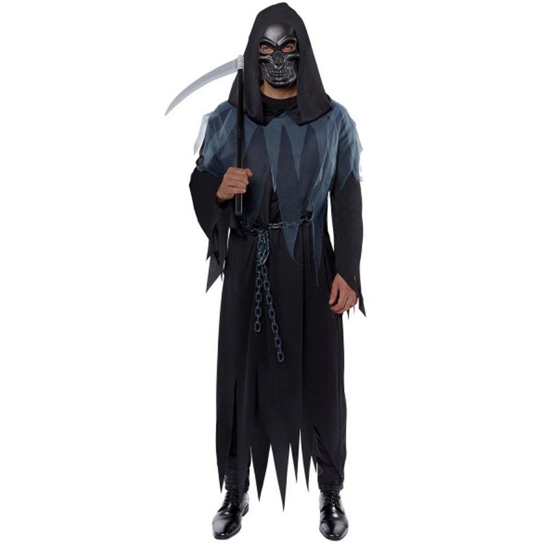 Horror zombie grim reaper men's costume M