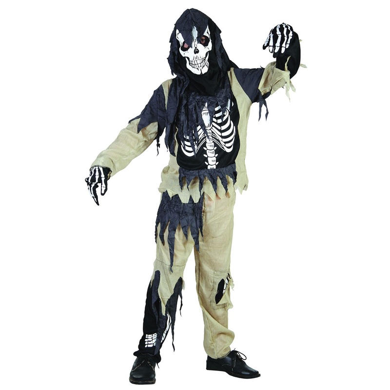 Little eaten zombie kids costume S