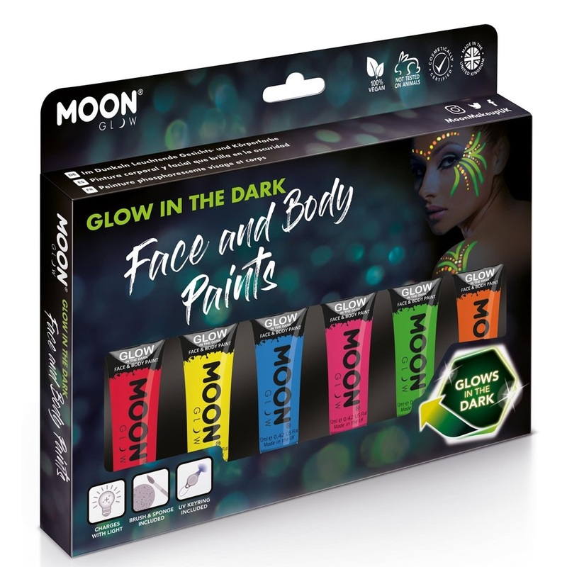 Moon Glow in the Dark Makeup Set Plus