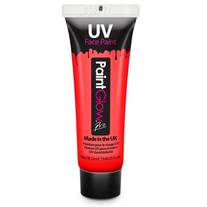 Paint Glow UV Make Up neon red 10ml