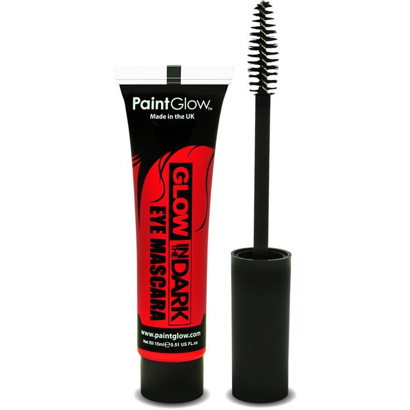 Red Glow In The Dark Mascara