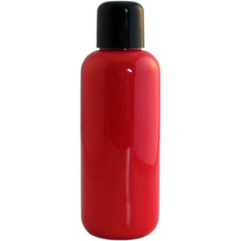 Red neon UV liquid