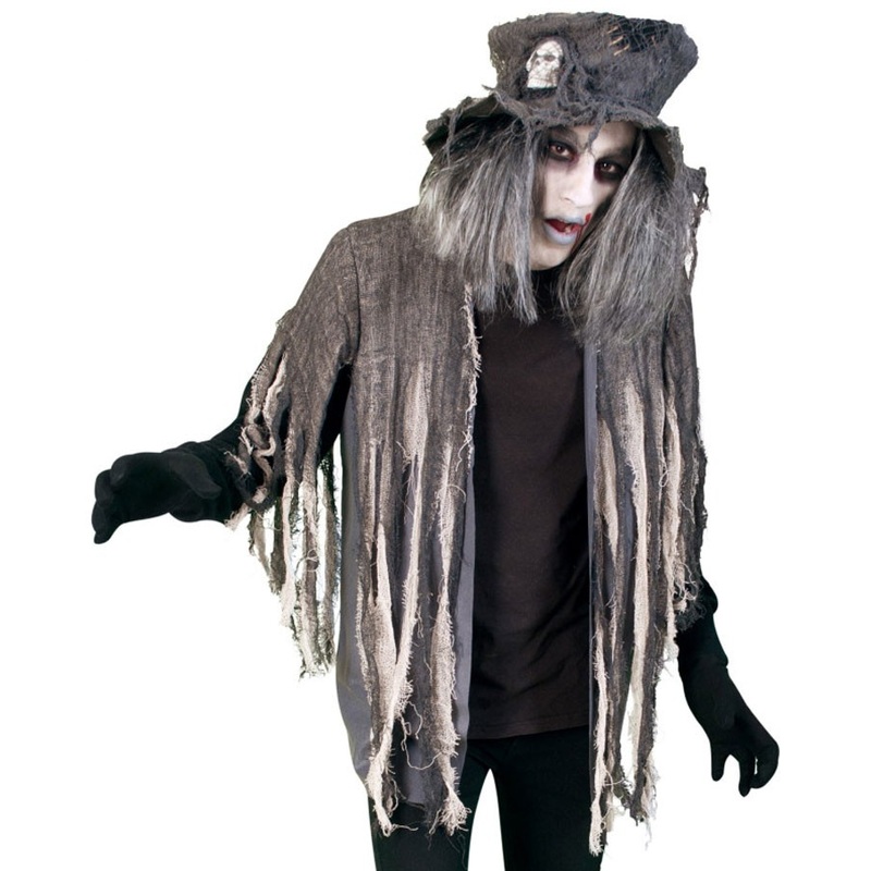 Scary zombie mens costume L