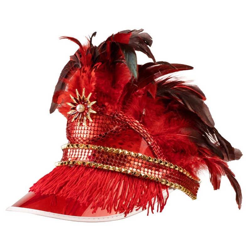 Summer Vibes Festival Sun Visor Red