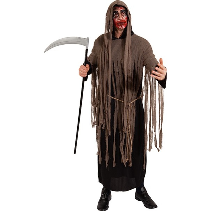 Tattered Grim Reaper men's costume