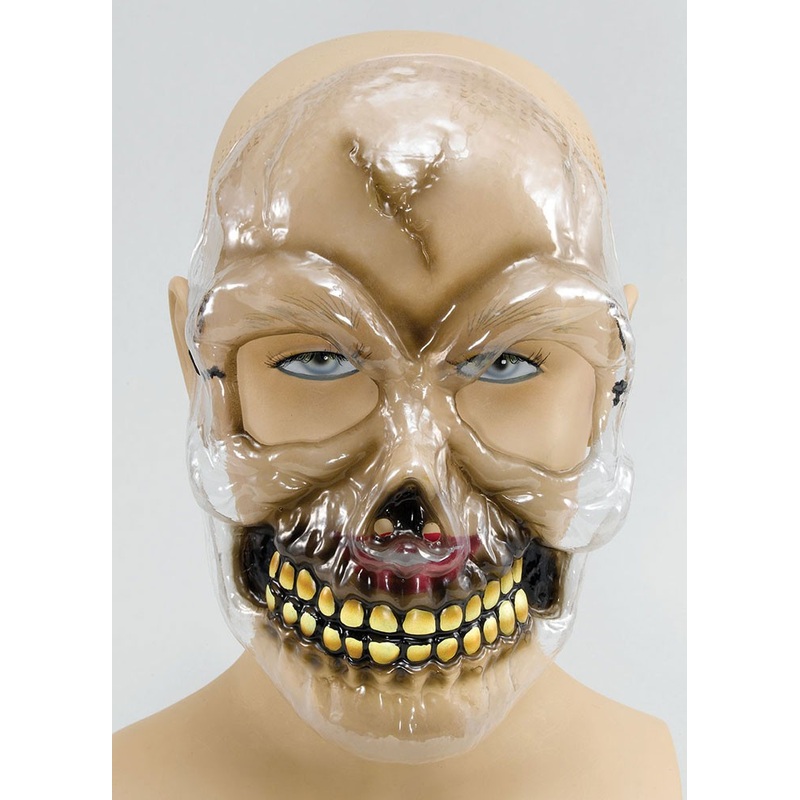 Transparent skull mask