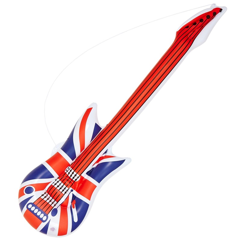 UK Flag Inflatable Guitar 107cm