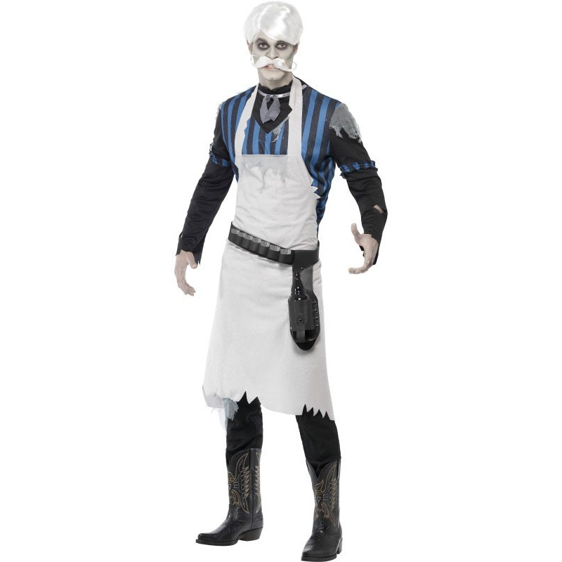 Undead bartender costume men M