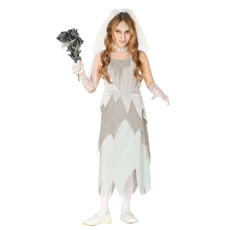 Undead bride ivy costume for kids