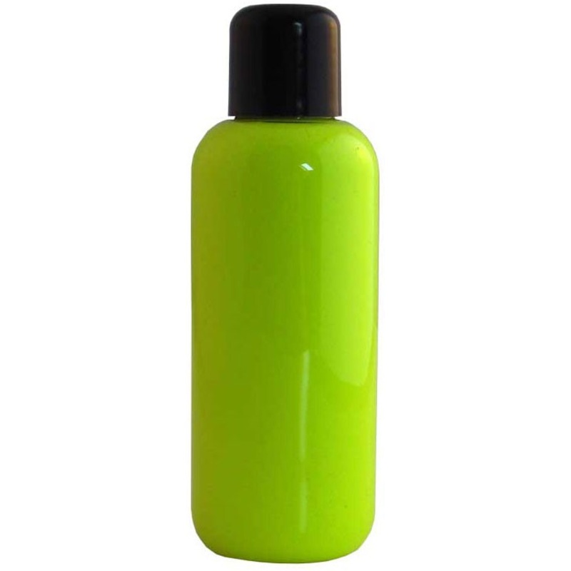 Yellow UV neon liquid