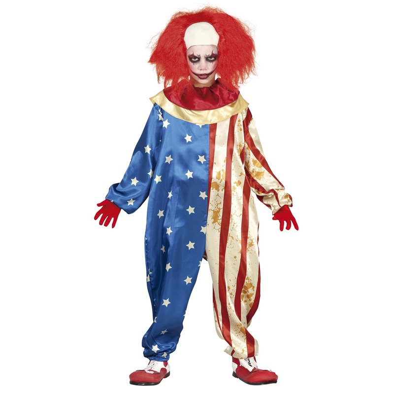 American horror clown costume for children