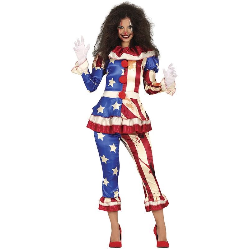 American Horror Clown Costume for Women 36-38