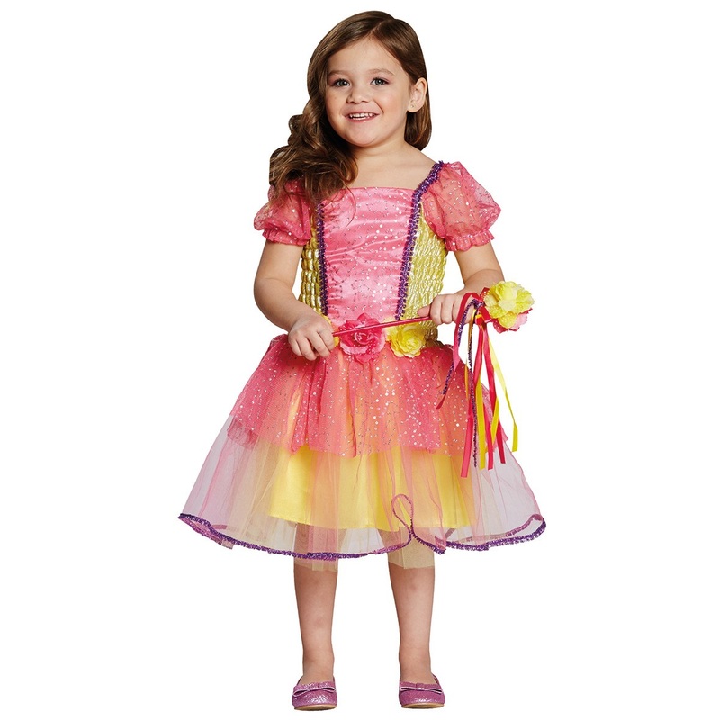 Florina flower dress with flower stick 116