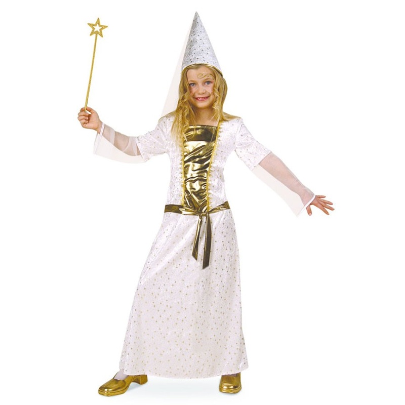 Gold magic fairy child costume 104