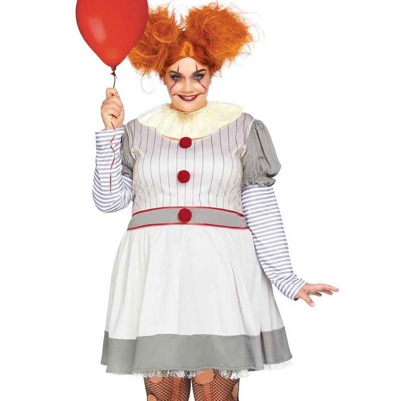 Horror Clown Ladies Plus Size Costume XL-XXL