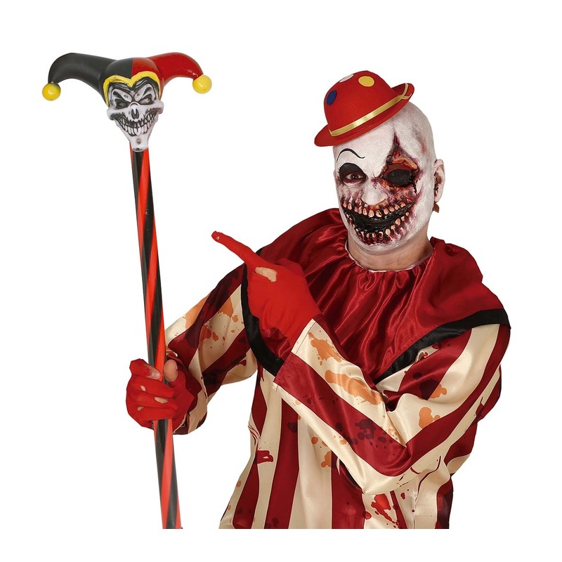 Horror Harlequin Jester Wand
