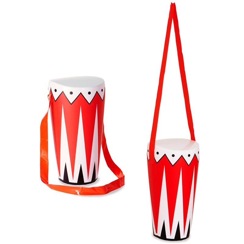 Inflatable bongo drum
