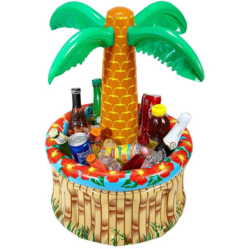 Inflatable cooler in the Caribbean look