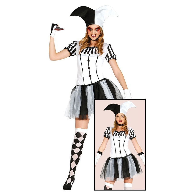 Jokerlady Harlequin costume for women 36-38