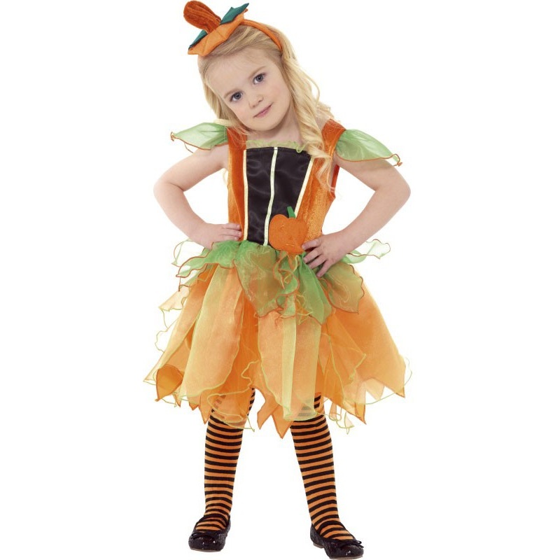 Little pumpkin fairy child costume