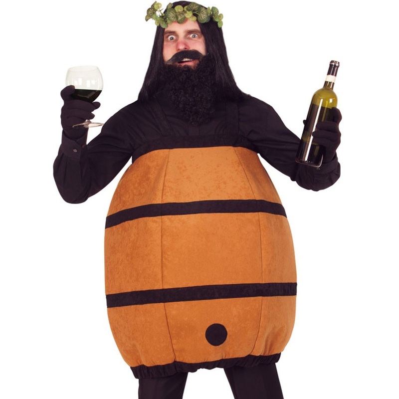 Living wine barrel men's costume