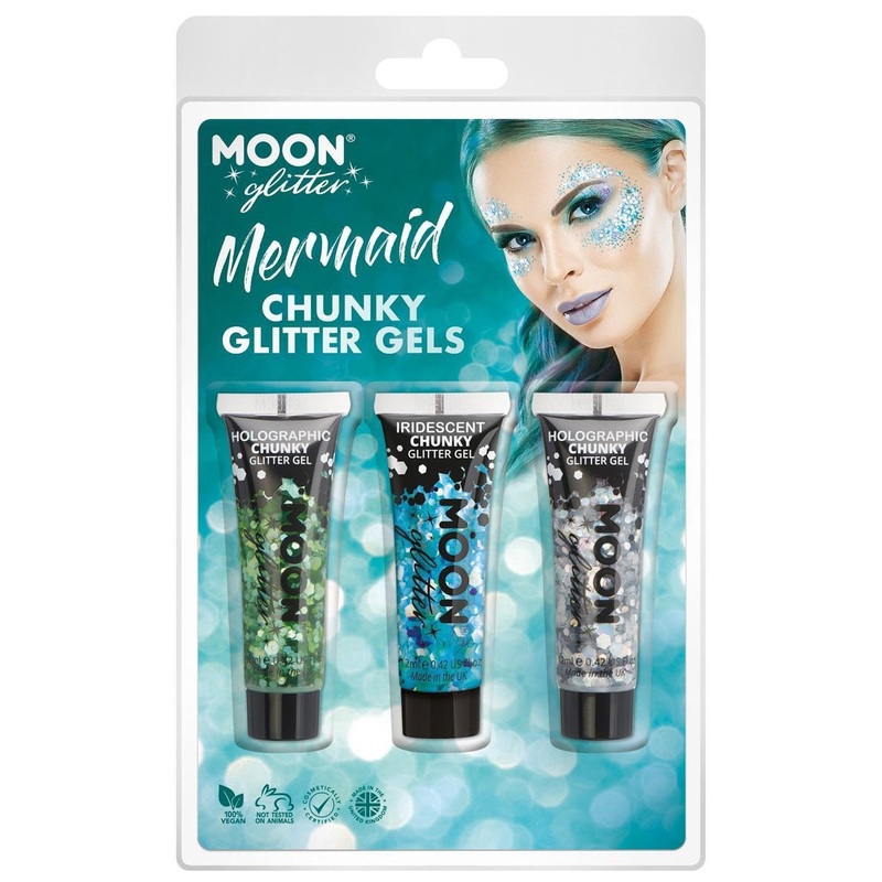 Moon Chunky Glitter Gel Set Mermaid