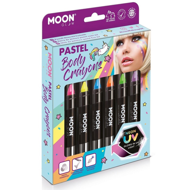 Moon Neon UV make-up pencils pastel