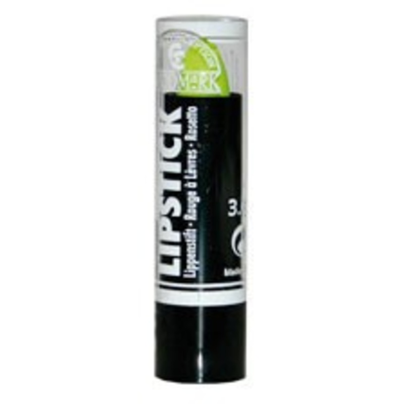 Neon green UV black light lipstick