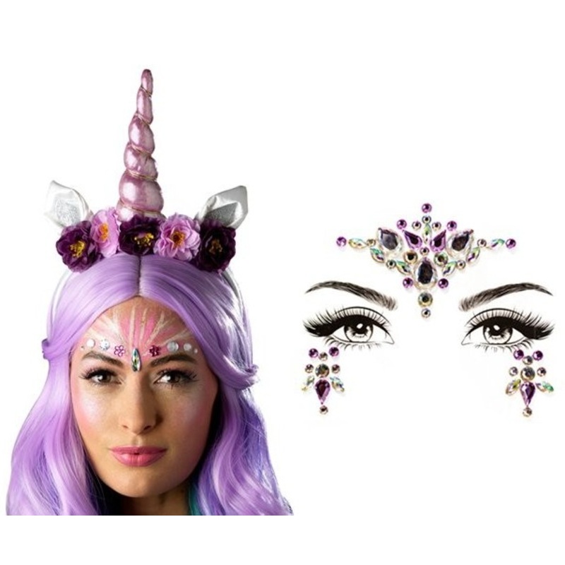 Noble unicorn gemstone set