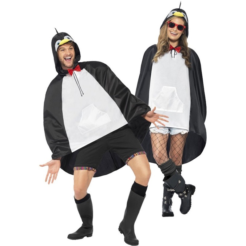 Penguin Party Rain Cover Poncho