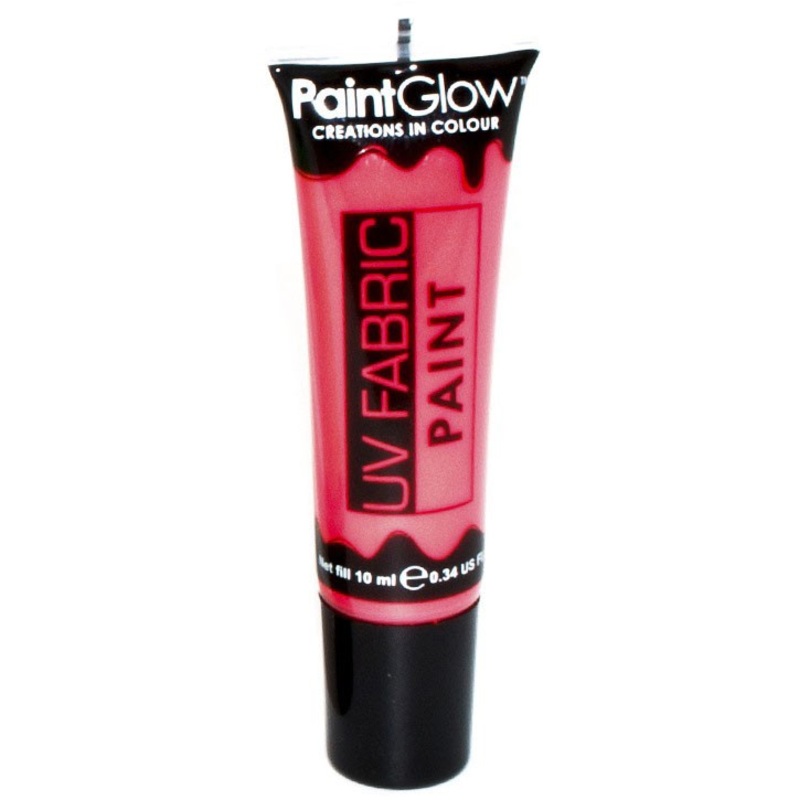 Red UV fabric paint 10 ml