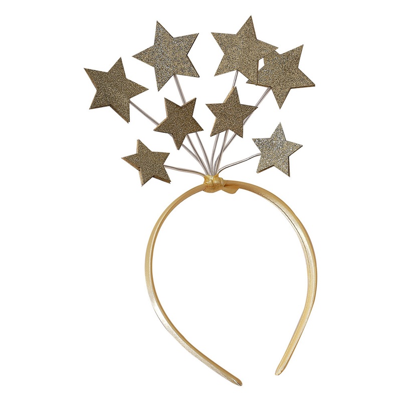 Star headband for girls gold