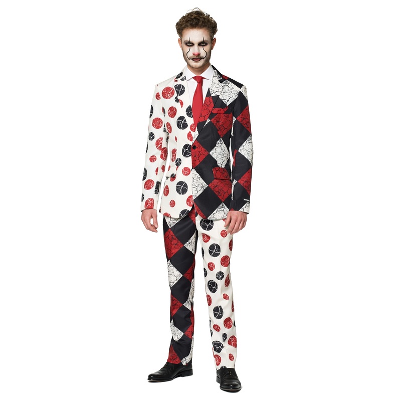 Suitmeister party suit Halloween Red Clown S
