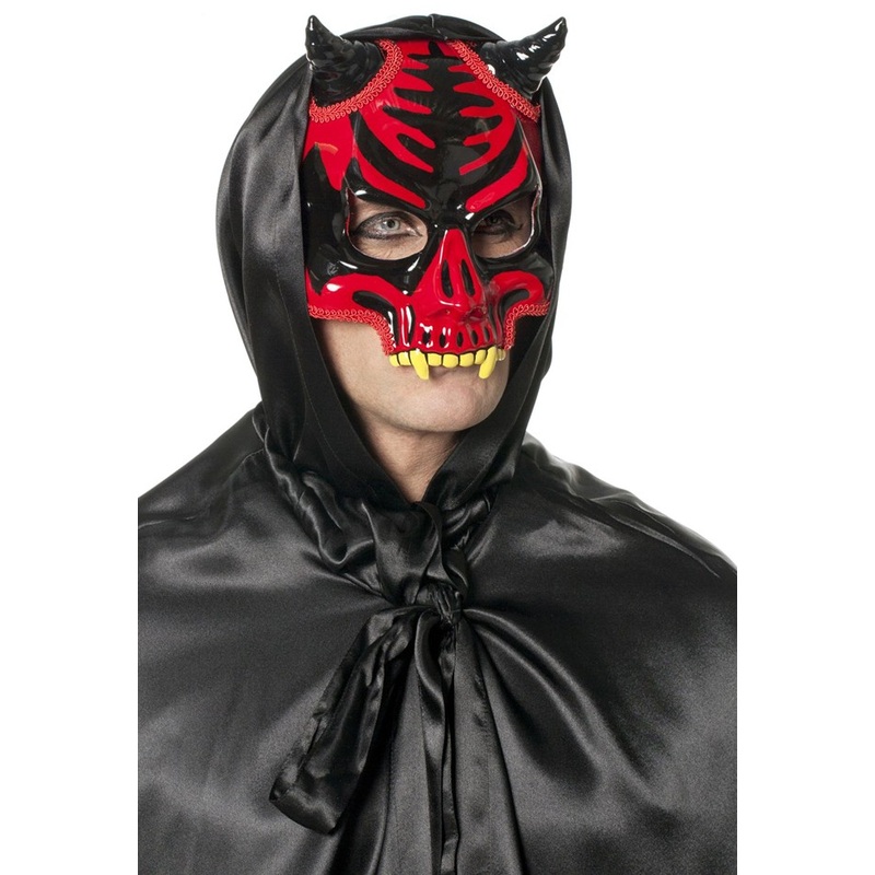 Demon mask Lucifer in red-black