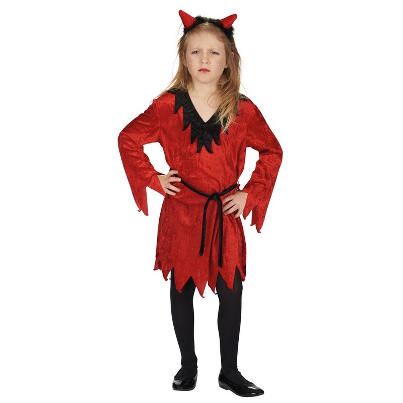 Devil girl Lillith costume for children 104