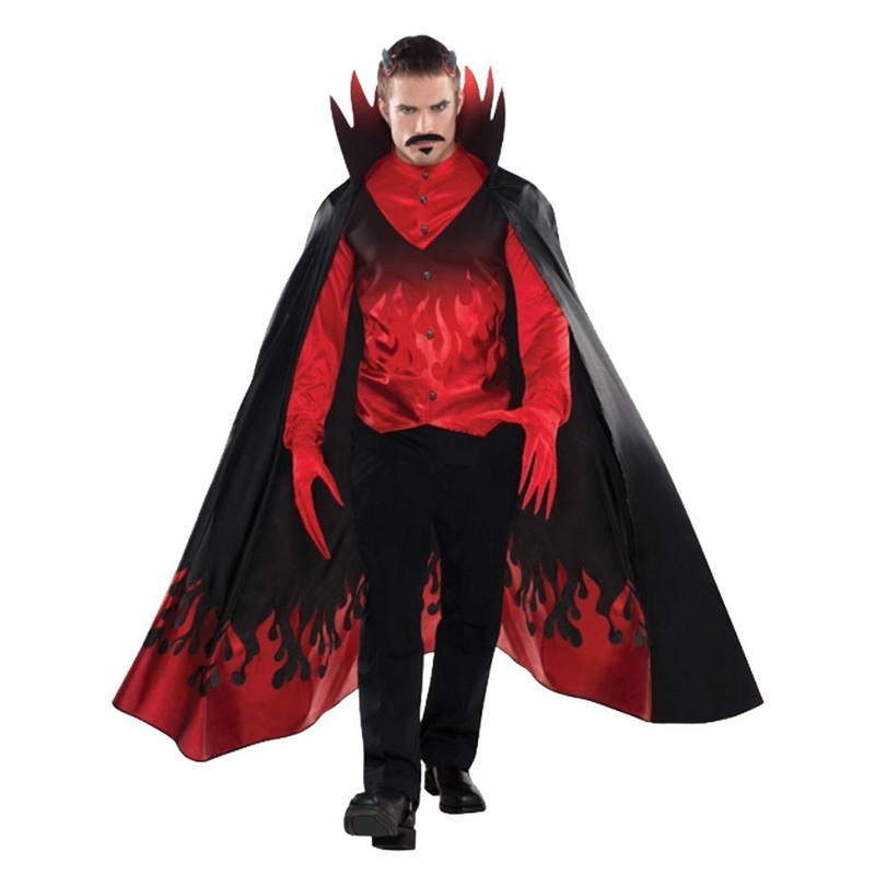 Flame devil costume for men M-L