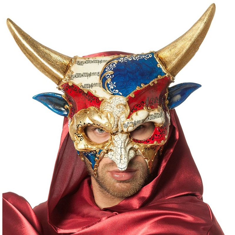 Pompous Minotaur mask multicolored
