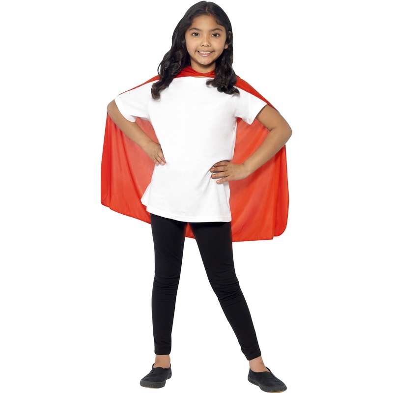 Red classic cape for children