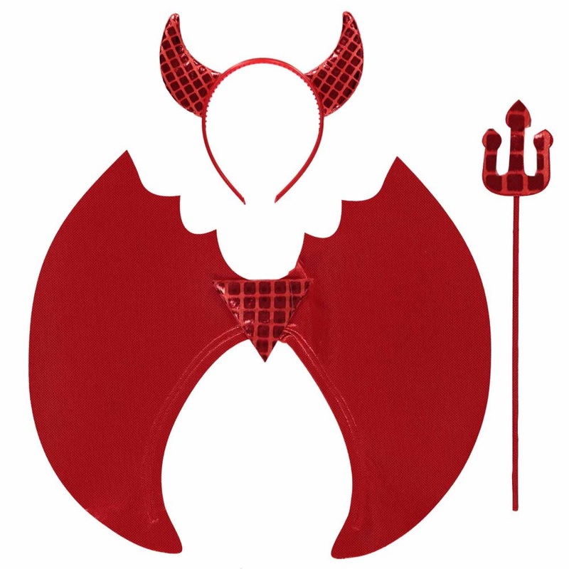 Red Devil costume set for adults