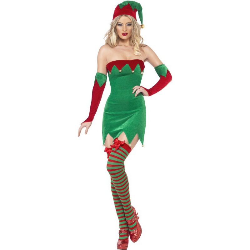 Sexy Christmas helper ladies costume S