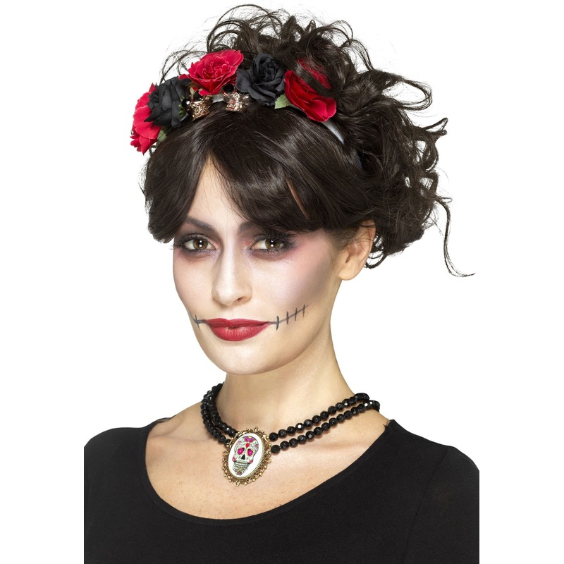 Beautiful day of the dead necklace